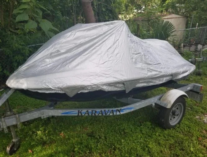 UV Reflective, Travel, Storage and Mooring Fluid PWC Jet Ski Cover for Tigershark by Arctic Cat TS 640L 1998 1999