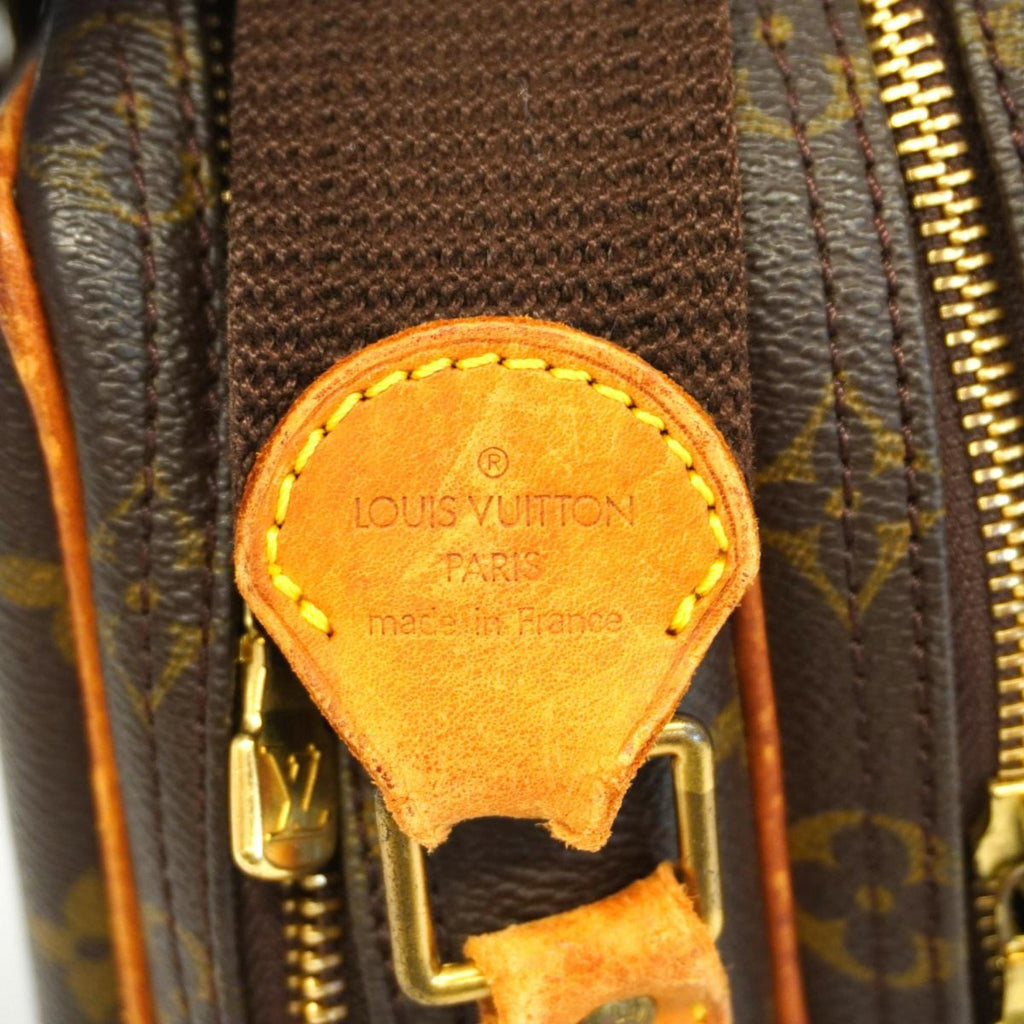 Pre-Owned Louis Vuitton Shoulder Bag Monogram Reporter PM M45254 Brown Ladies (Good)