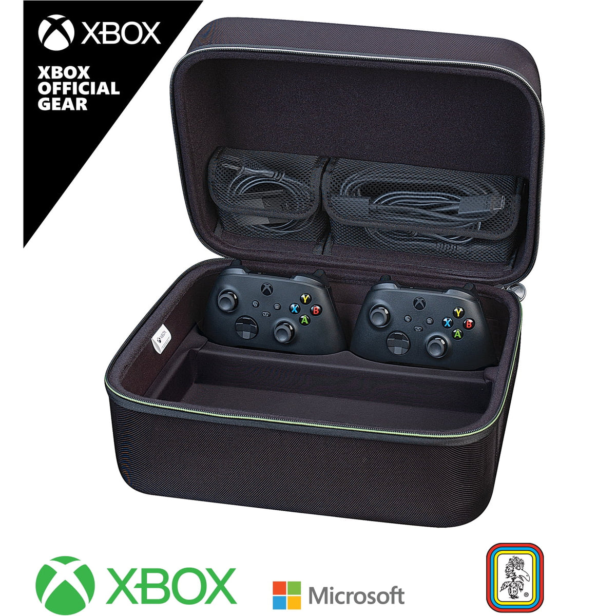 RDS Industries - Black and Green, Xbox Series X, Game Traveler Video Game System Carrying Case
