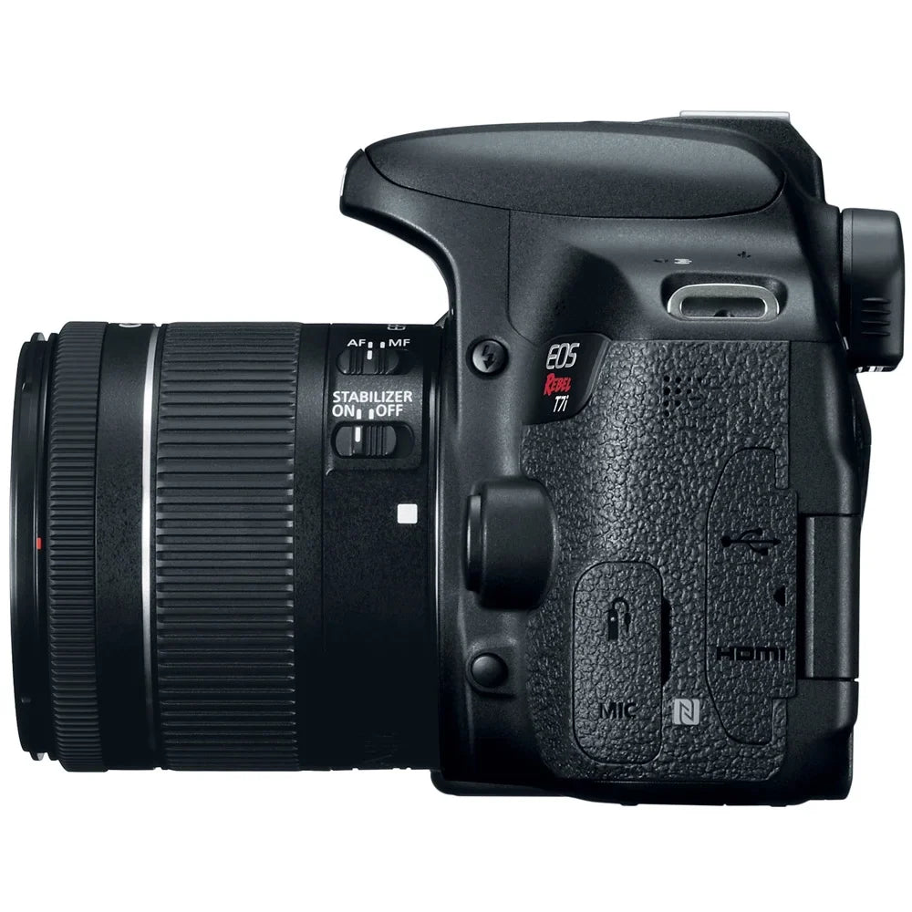 EOS Rebel T7i/800D DSLR Camera with 18-55mm Lens Memory & Flash Kit