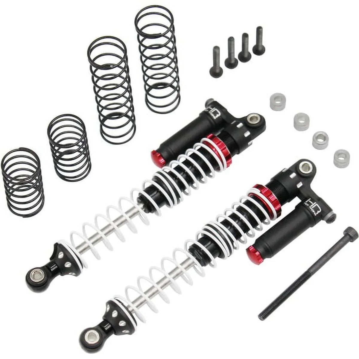 Hot Racing 100mm Aluminum Piggyback Shocks Adjustable HRATD100RV02 Electric Car/Truck Option Parts