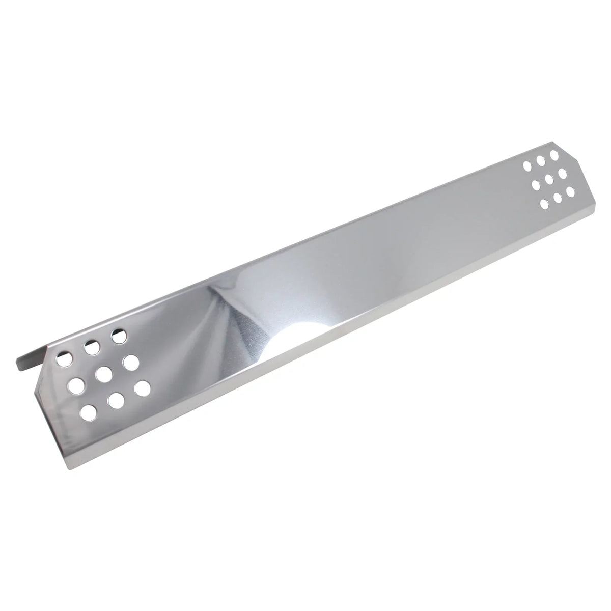 2-Pack BBQ Grill Heat Shield Plate Tent Replacement Parts for Nex 720-0336D - Compatible Barbeque Stainless Steel Flame Tamer, Guard, Deflector, Flavorizer Bar, Vaporizer Bar, Burner Cover 16 1/8"
