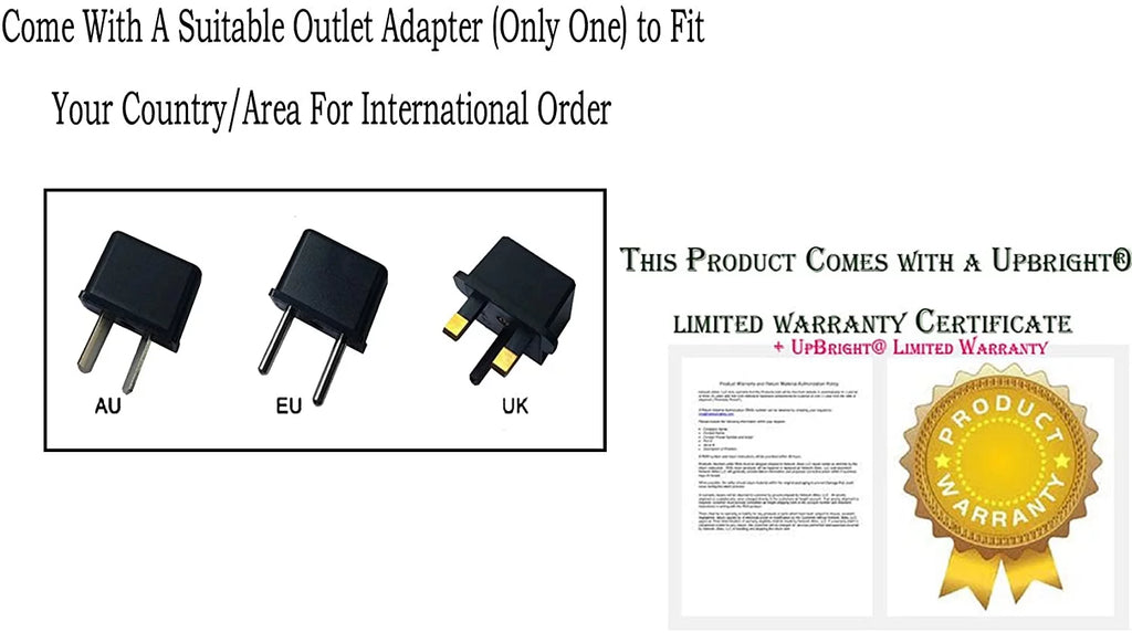 UPBRIGHT Adapter For Ideapad 100 100-14IBY 100-141BY 80MH 80MH0012US 14" N3540 Notebook Notebook PC Power Supply Cord Battery Charger