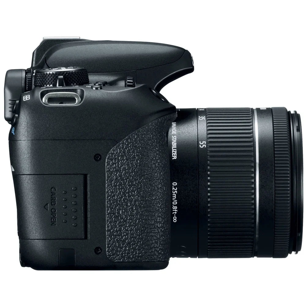EOS Rebel T7i/800D DSLR Camera with 18-55mm Lens Memory & Flash Kit