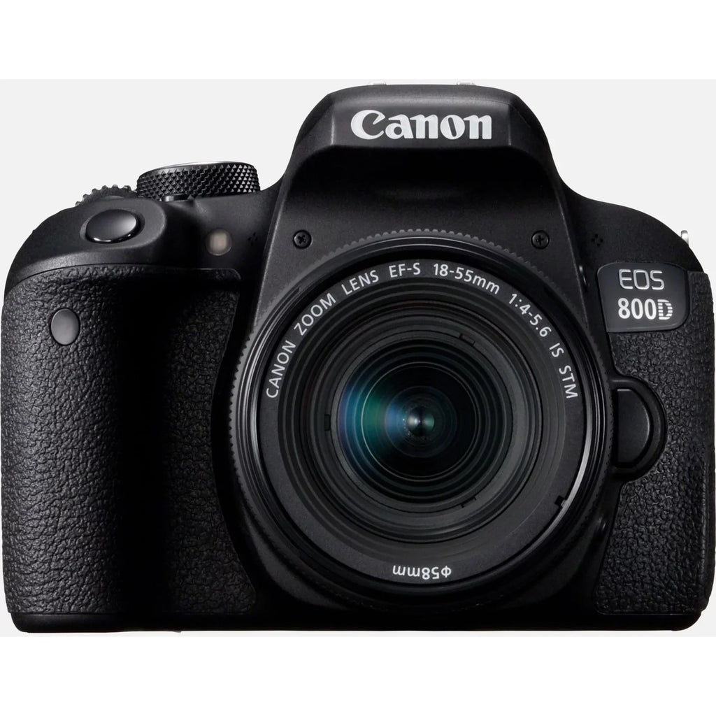 EOS 800D 24.2 Megapixel Digital SLR Camera with Lens, 0.71", 2.17", Black