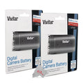Two Pcs Vivitar VIV-CB-E6 Replacement Battery for LP-E6
