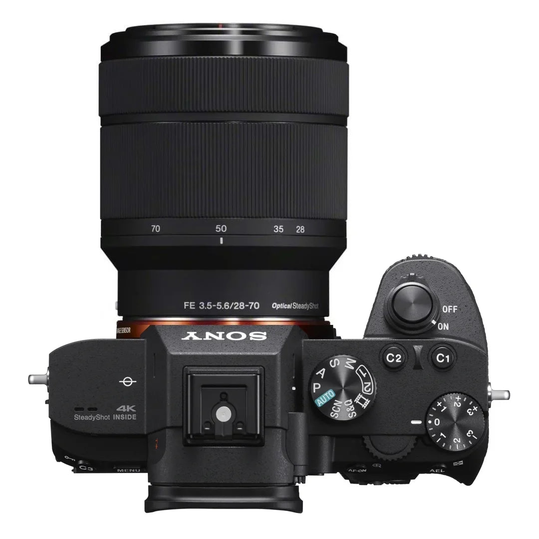 a7 III Mirrorless Full Frame Camera Body with 28-70mm F3.5-5.6 OSS Lens ILCE-7M3K/B Double Battery Content Creator Bundle with Deco Gear Photography Backpack + 64GB Card + External Charger Kit