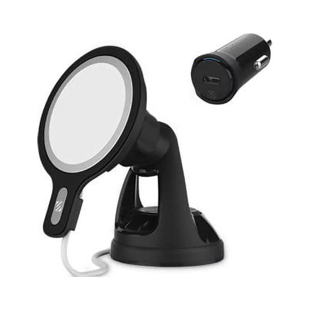 MagicMount MSC Window/Dash Car Phone Holder Mount Kit for iPhone 12, Black