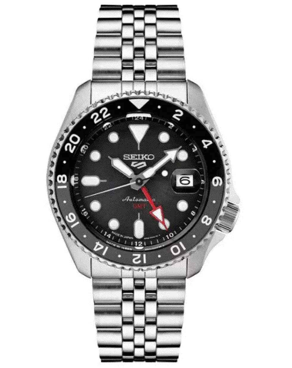 Men's Seiko 5 GMT Diver's SKX Automatic Steel Watch SSK001