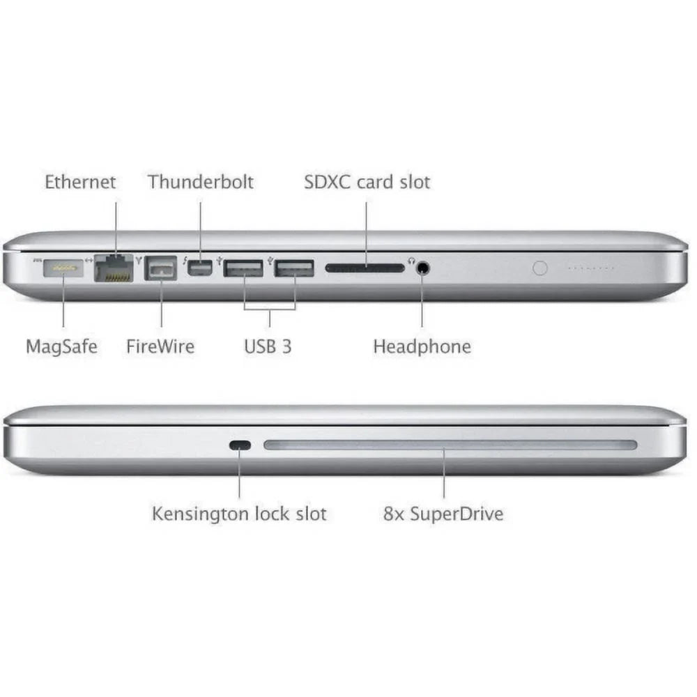 Restored MacBook Pro Notebook Core i5 2.4GHz 4GB RAM 1TB HD 13" - MD313LL/A (2011) (Refurbished)