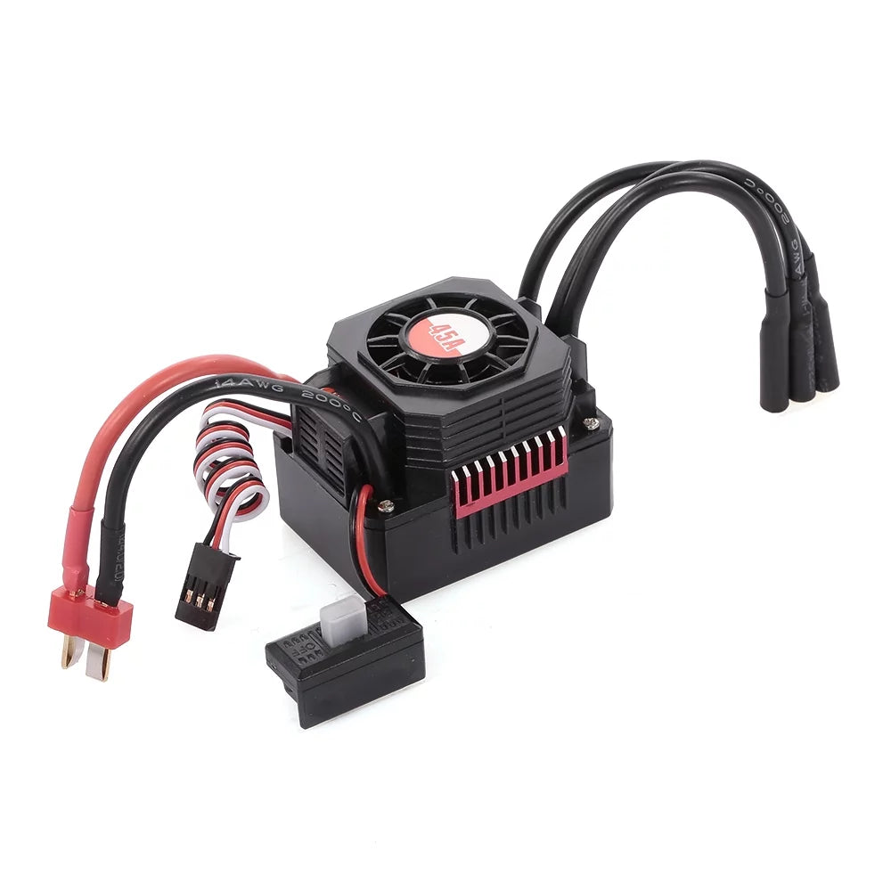 Eccomum SURPASS HOBBY F540 4370KV Brushless Motor Fluid 45A ESC with BEC for 1/10 RC Car Truck