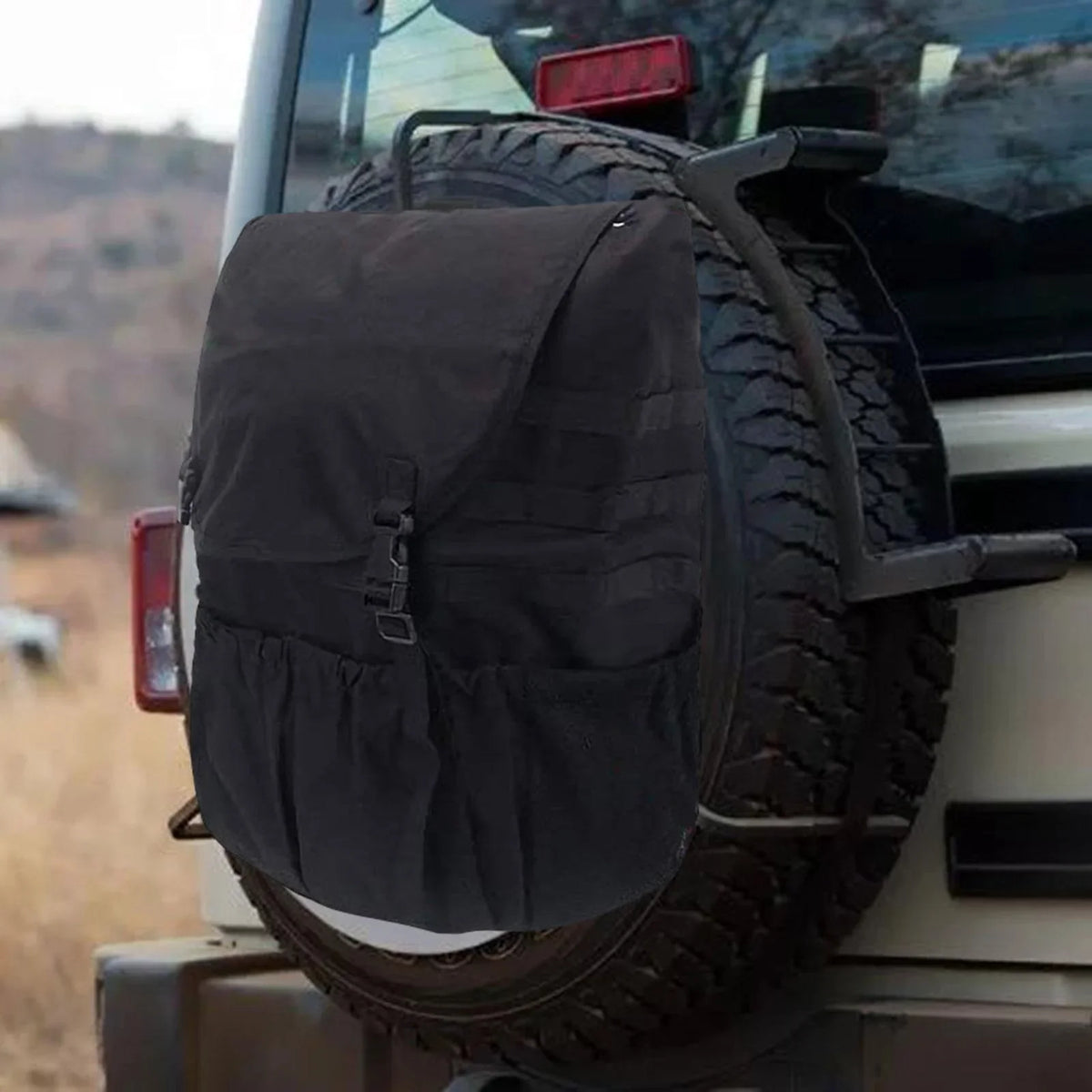 Spare Tire Trash Bag Backpack Large Capacity Equipment Holder Organizer Cargo Storage Bag for SUV UTV Car