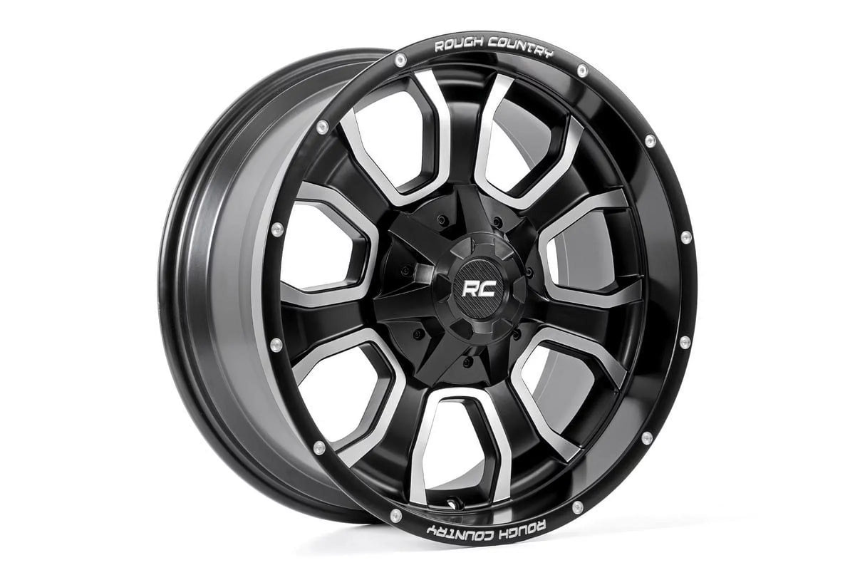 Rough Country 93 Series Black Wheel