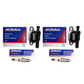 (2) New AD Auto Parts High Functionality Ignition Coil + (2) ACDelco Spark Plugs For D513A 41-962