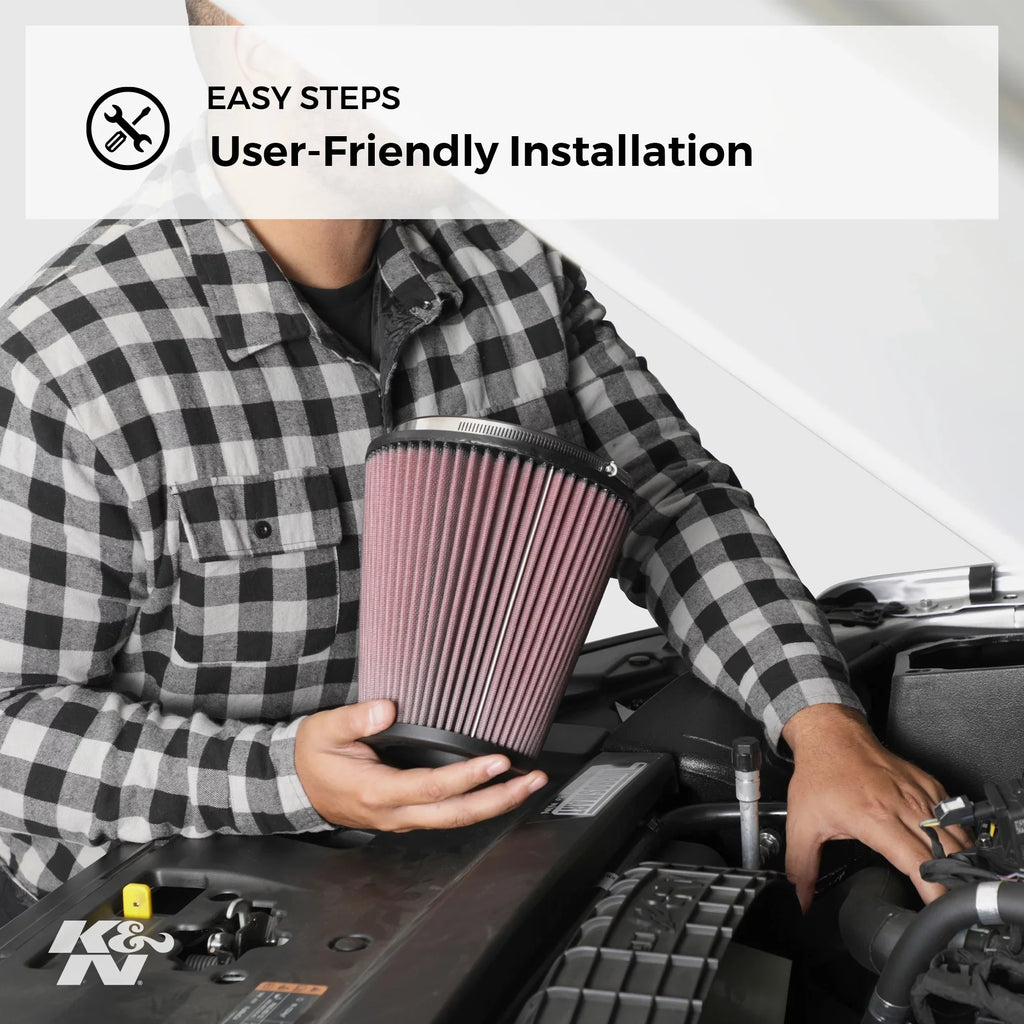 K&N Engine Air Filter: High Capability Premium, Washable, Industrial Replacement Filter, Heavy Duty: 38-2031S