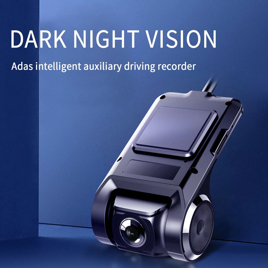 USB DVR Dash Cam Android Player ADAS G-sensor Cycle Recording Motion Detection