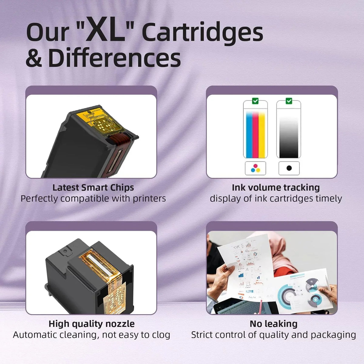 PG-275XL Black Ink Cartridge for PG-275 Ink Fit for PIXMA TR4720 TS3520 TS3522 TS3500 TR4700 TR4722 Printers (2 Blacks, 2-Pack)