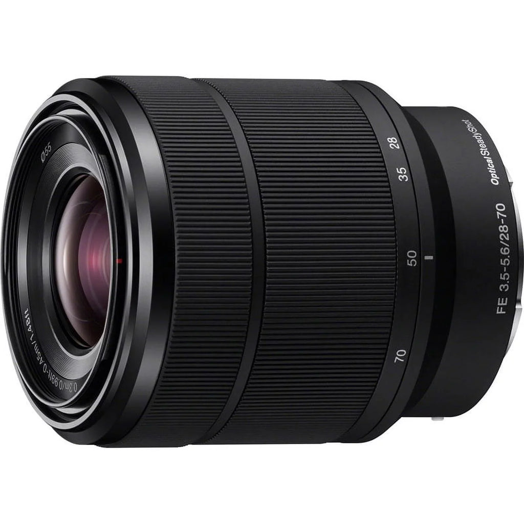 a7 III Mirrorless Full Frame Camera Body with 28-70mm F3.5-5.6 OSS Lens ILCE-7M3K/B Double Battery Content Creator Bundle with Deco Gear Photography Backpack + 64GB Card + External Charger Kit