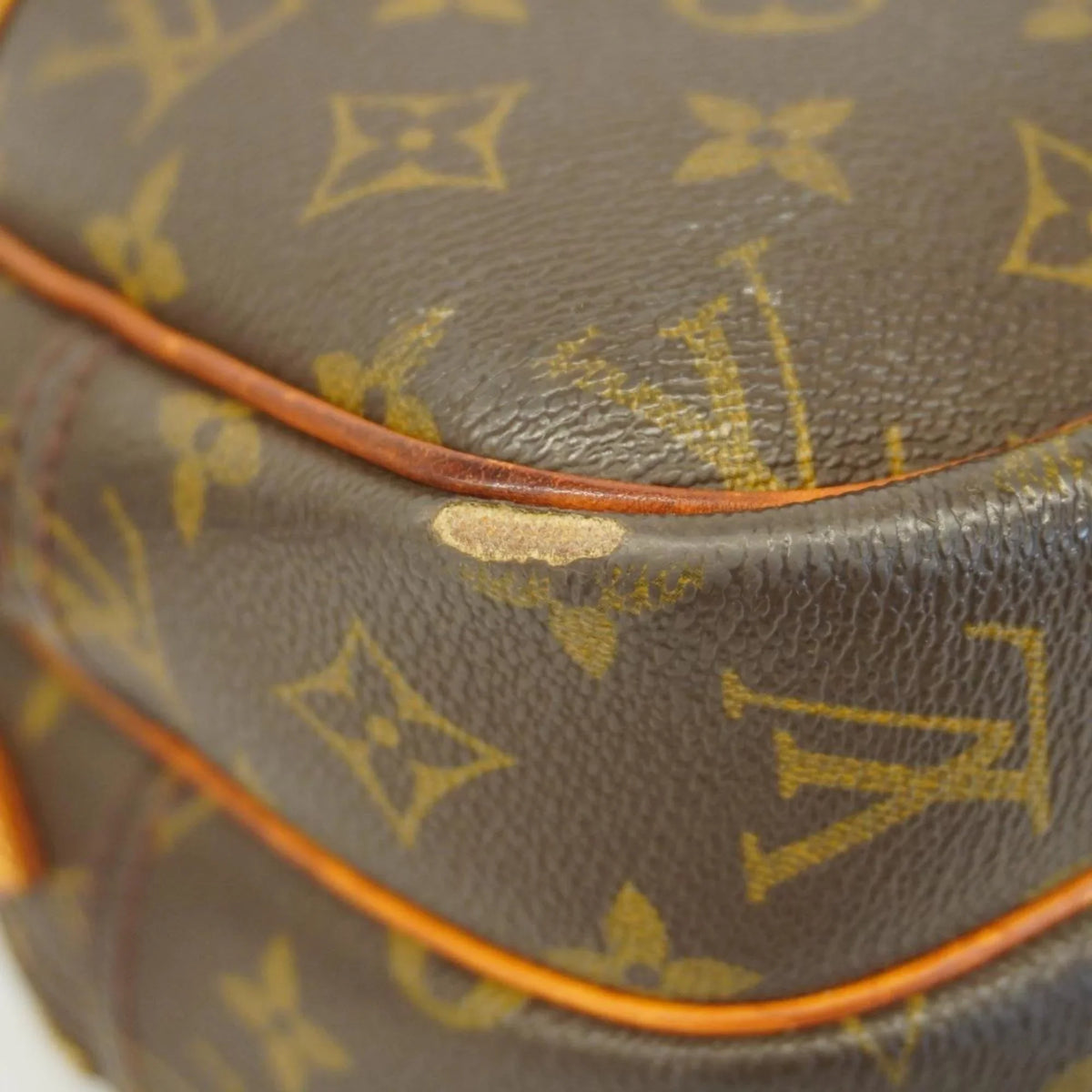 Pre-Owned Louis Vuitton Shoulder Bag Monogram Reporter PM M45254 Brown Ladies (Good)
