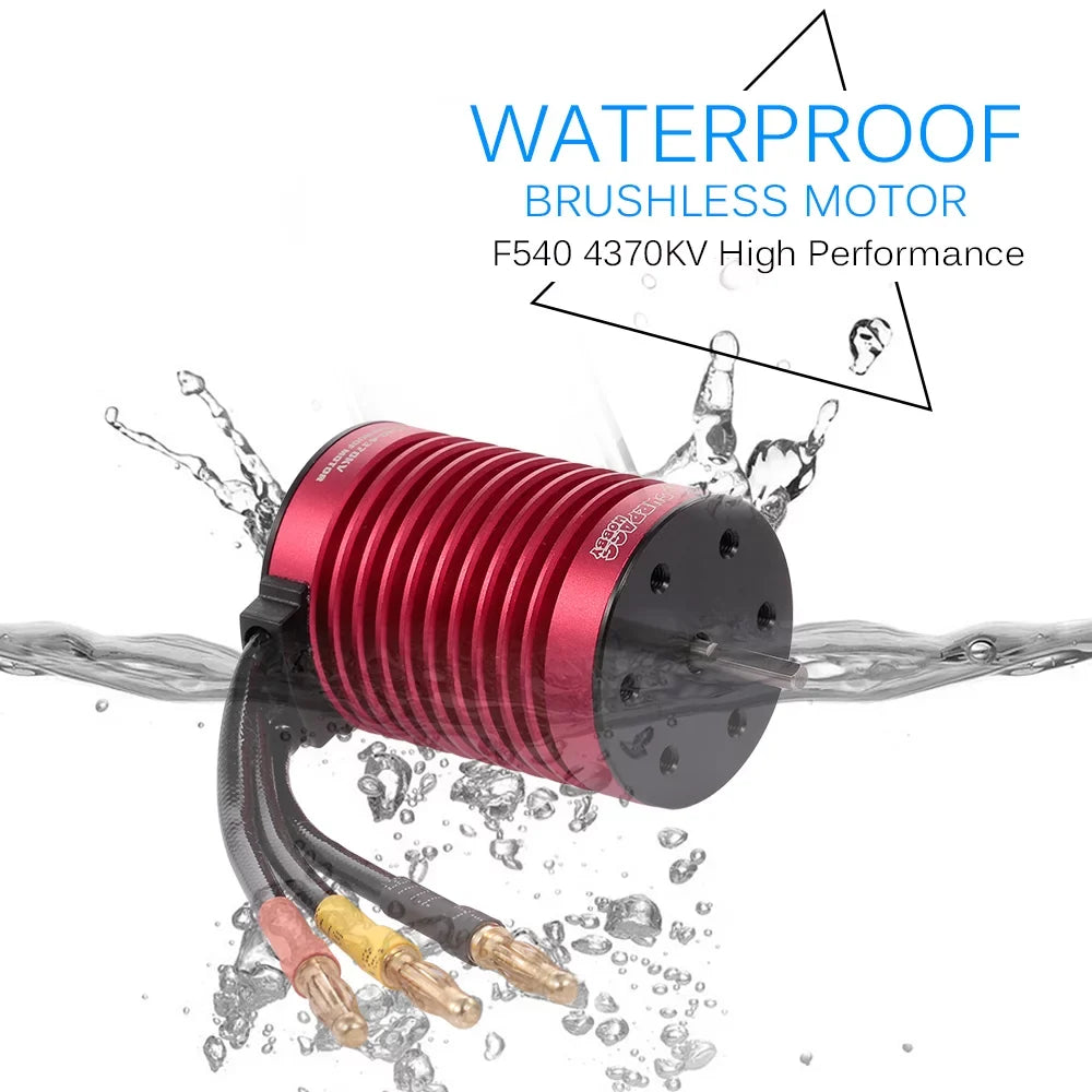 Eccomum SURPASS HOBBY F540 4370KV Brushless Motor Fluid 45A ESC with BEC for 1/10 RC Car Truck