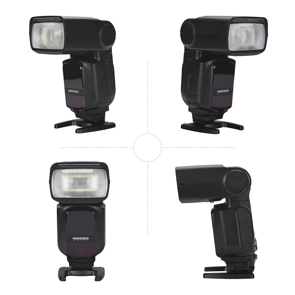 YONGNUO Camera Flash,YN968N YN968N II TTL LED 5600K DSLR Speedlite Speedlite 1/8000s HSS II TTL Speedlite Compatible YN622N YN560 DSLR Compatible YN622N Compatible Built-in LED 5600K HSS