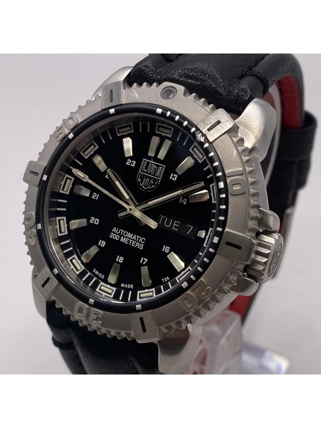 Pre-owned Luminox Modern Mariner 45mm Steel Mens Watch XS.6501.NV (Good)