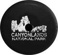 2018 2019 Wrangler JL Canyonlands National Park Colorado River Spare Tire Cover Jeep RV 33 InchBack up Camera