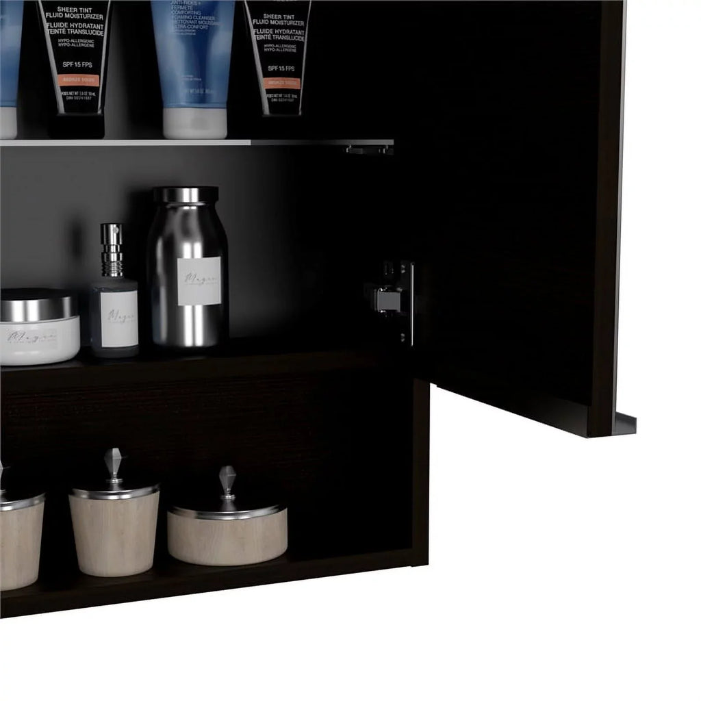 Home Square 2-Piece Set with Medicine Cabinet & 63" One Door Linen Cabinet