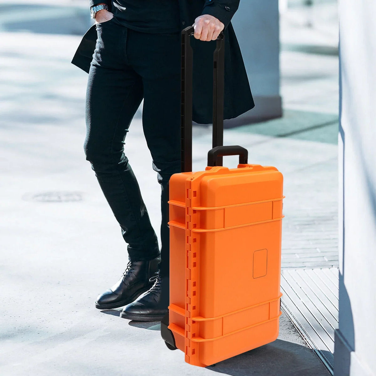 Camera Box Storage Protect Roller Carry Case Fluid Camera Box Case 22"