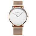 CHENXI Fashion Rose gold Lover Watches Men Fluid Ultra thin Quartz Watch Top Luxury Brand Woman Elegant Dress Ladies Watch