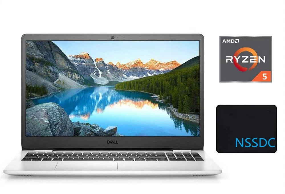2021 Inspiron 15 3505 15.6" FHD Notebook Ryzen 5-3450U Processor, 32GB RAM, 2TB SSD, Radeon Vega 8 Graphics, Webcam, HDMI, Bluetooth, Windows 10, White, with NSSDC Mousepad