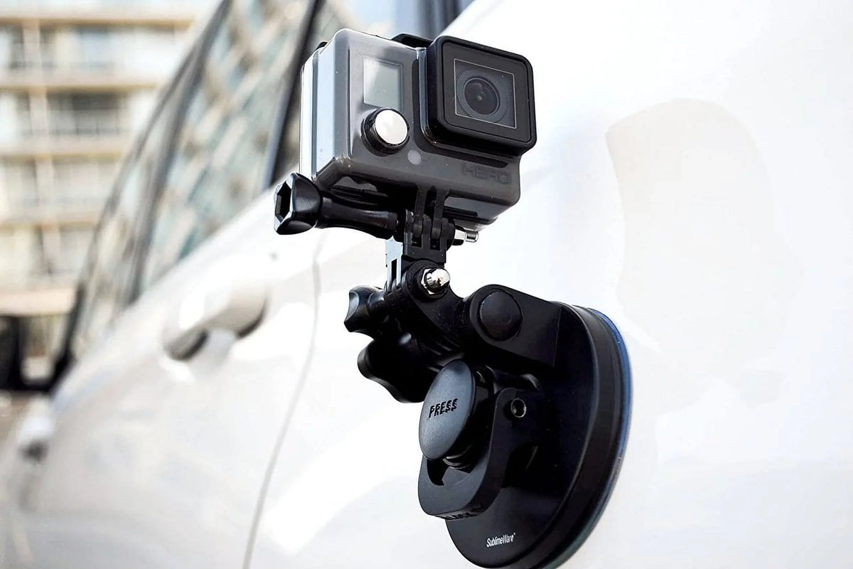 Suction Cup for Gopro Mount Car Windshield Window Vehicle Boat Camera Holder for Gopro Suction Cup Mount Windshield Mount - for GoPro Max 360 Hero 8 Black Hero 7 Hero6 Hero5 Hero4 HD by Su
