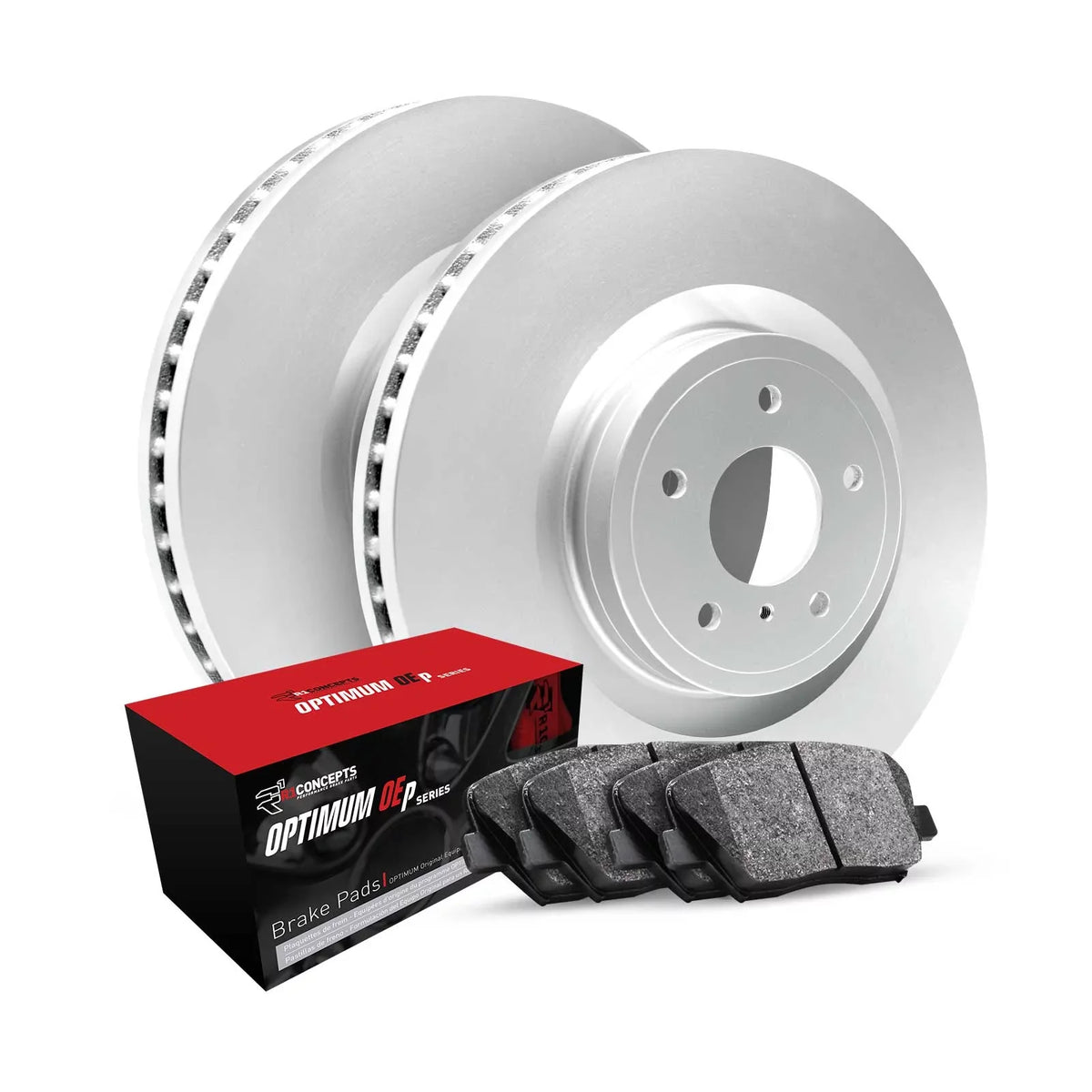R1 Concepts Wjuh1 31097 R1 Brake Rotors Carbon Coated W/ Optimum Oe Pads & Hdw Fits select: 2017-2022 BMW X1, 2016 BMW X1 XDRIVE28I