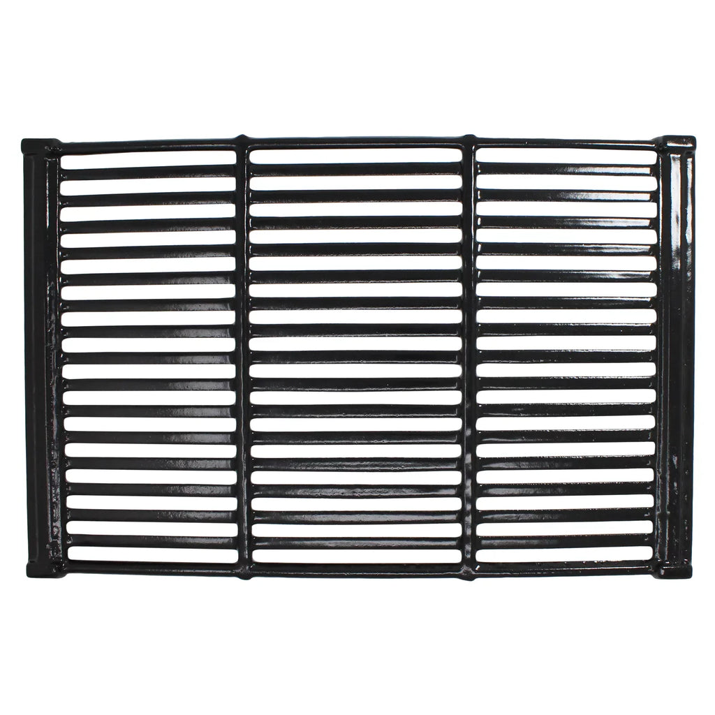 2 BBQ Grill Cooking Grates & 3 Heat Shield Plate Tent Replacement Parts for Charmglow 810-6320-V - Compatible Barbeque Porcelain Enameled Cast Iron Grid 19" & Flame Tamer, Flavorizer Bar