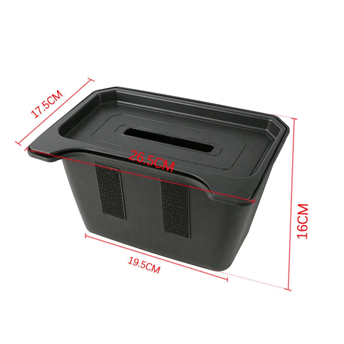 under Seat Storage Box Bin for Easy to Install Car Accessories Black