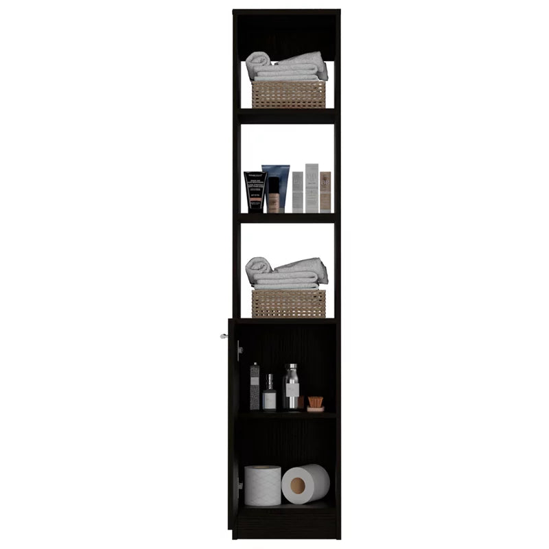 Home Square 2-Piece Set with Medicine Cabinet & 63" One Door Linen Cabinet