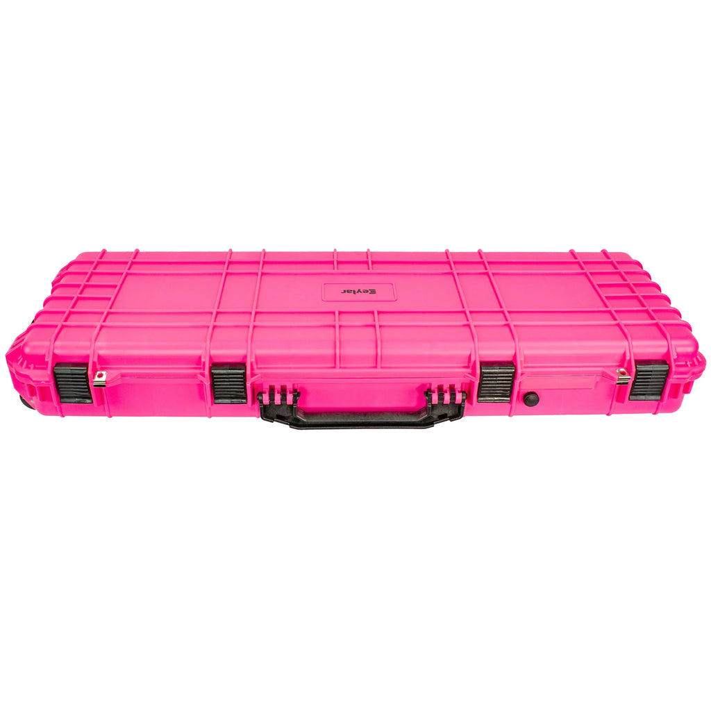 Eylar 44 inch Roller Rifle Hard Case with Foam Liquid & Crushproof Pink