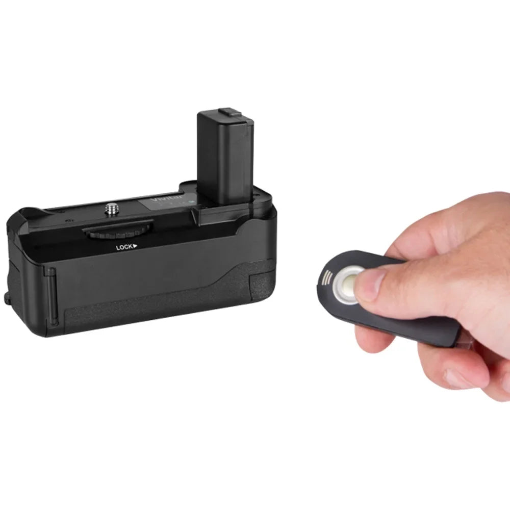 Vivitar Deluxe Power Battery Grip for Alpha A6300 + A6500 Camera with Wireless Remote