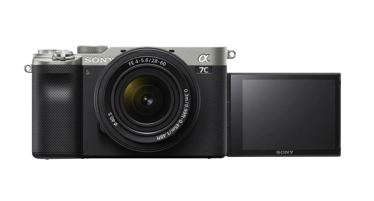 Alpha a7C Mirrorless Camera with FE 28-60mm Lens (Silver) Essentials Bundle