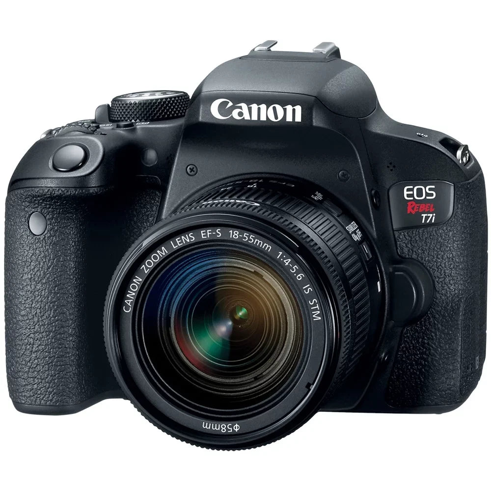 EOS Rebel T7i/800D DSLR Camera with 18-55mm Lens Memory & Flash Kit