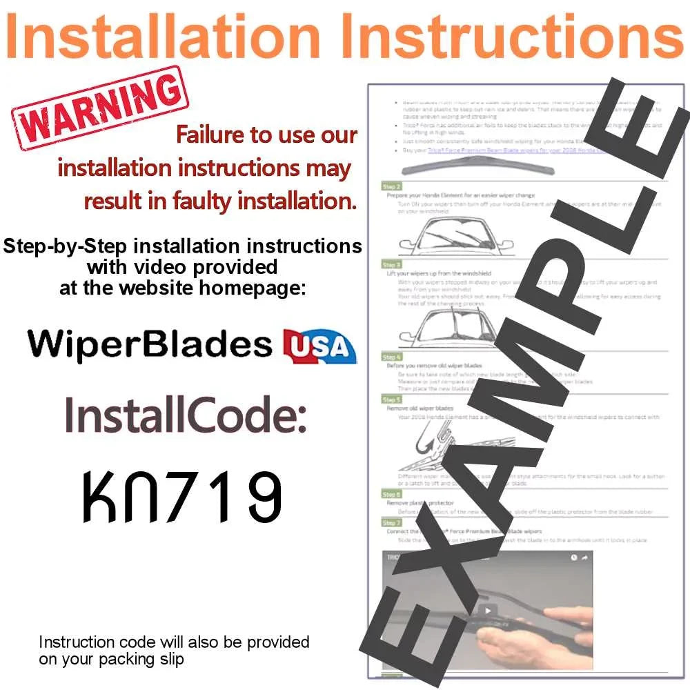2019 Mitsubishi Mirage G4 Beam Blade Wipers (Set of 2)