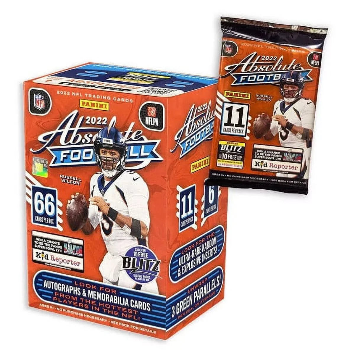 2022 Absolute NFL® Football Blaster Box by Panini® (Factory Sealed)