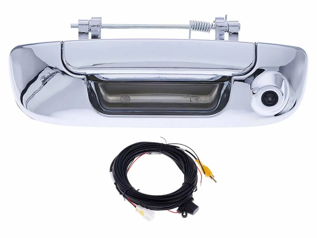 APA Replacement Tailgate Handle with Back-Up Camera 8M Cable Chrome for 2002 - 2009 RAM R1500 R2500 R3500