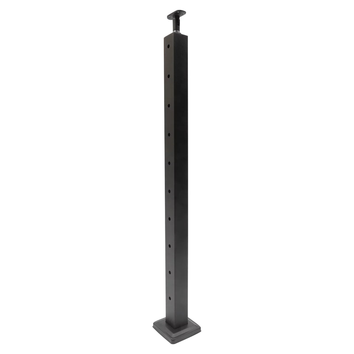 Stainless Steel Cable Railing Post Square Fence Post Level Two Sides Pre-Drilled for Wood Concrete Level Deck Cable Railing System 36''x2''x2''