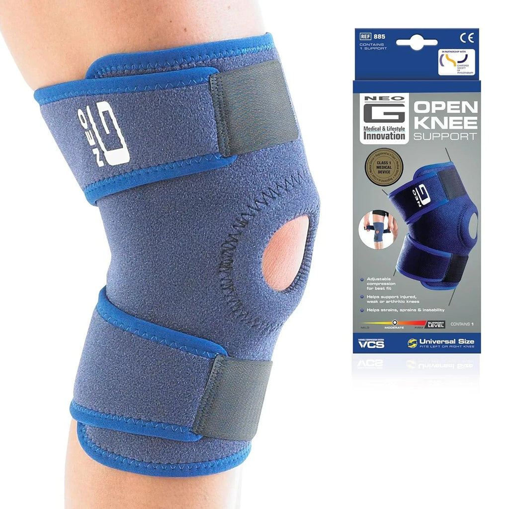 Neo-G Knee Support, Open Patella Knee Support for Knee Pain Arthritis, Joint Pain Relief, Meniscus tear, runners knee, patella injuries Knee support for women and men - Adjustable Compression