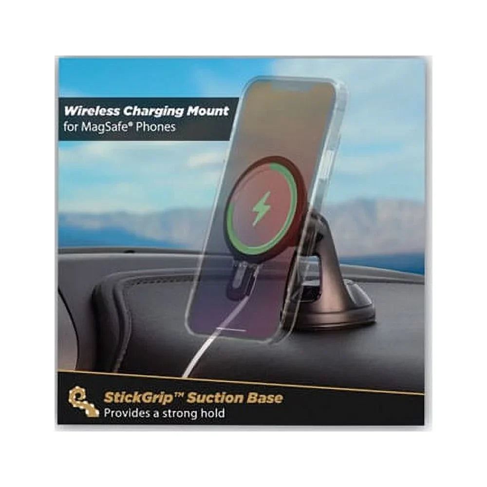 MagicMount MSC Window/Dash Car Phone Holder Mount Kit for iPhone 12, Black