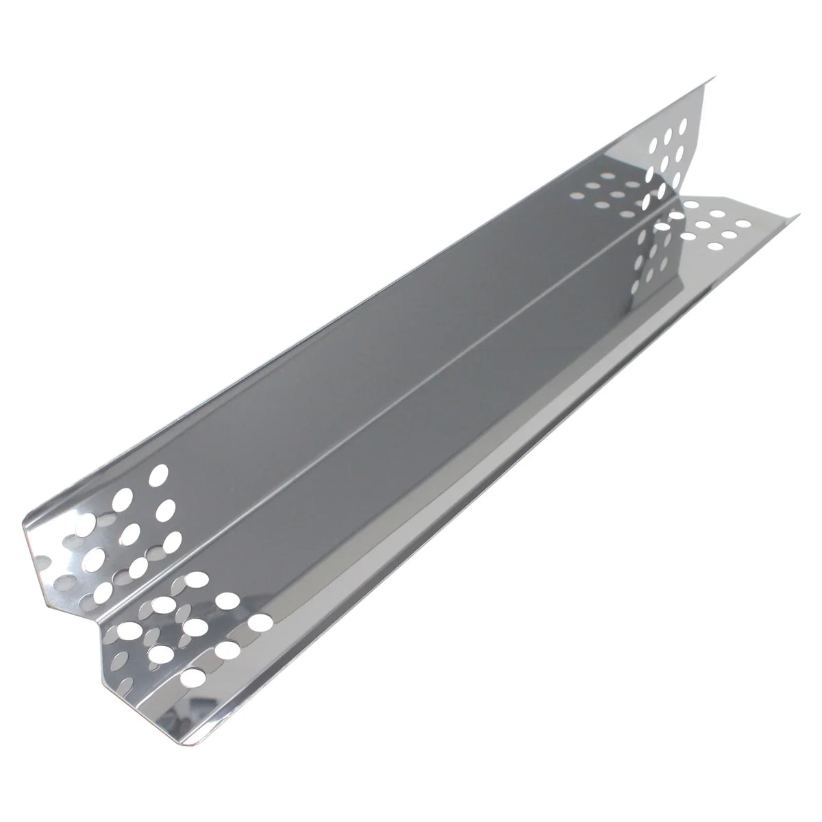 2-Pack BBQ Grill Heat Shield Plate Tent Replacement Parts for Nex 720-0336D - Compatible Barbeque Stainless Steel Flame Tamer, Guard, Deflector, Flavorizer Bar, Vaporizer Bar, Burner Cover 16 1/8"