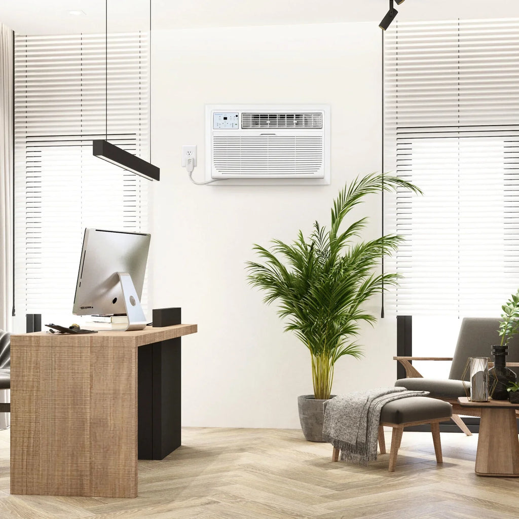 Keystone 14,000 BTU 700 Sq. Ft. Through-the-Wall Air Conditioner, White