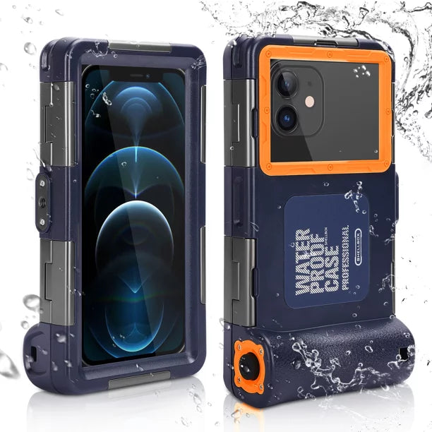 UrbanX Professional [15m/50ft] Swimming Diving Surfing Snorkeling Photo Video Fluid Protective Case Liquid Housing for Micromax Bolt Selfie Q424 And all Phones Up to 6.9 Inch LCD with Lanyard