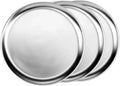 TrueCraftware- Set of 3 Aluminum 11” Pizza Tray Pan Wide Rim- Bakeware Round Pizza Pan Pizza Tray Baking Tray Round Baking Tray for Home Kitchen Pizzeria & Restaurants